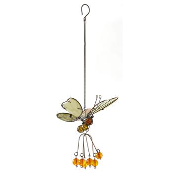 Visuel 1 du produit Suspension libellule phosphorescente pour extérieur coloris multicolore en métal Smartgarden - 35 x 11,5 x 11 cm