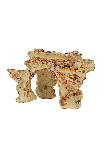 Visuel 1 du produit Décor pour aquarium céramique naturelle coloris beige 3 trous Tyrol