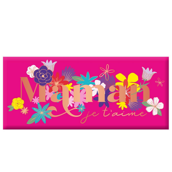 Visuel 1 du produit Mini tablette chocolat lait « Maman je t'aime » Art Grafik - 30 g