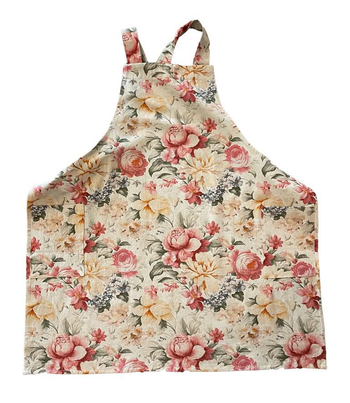 Visuel 1 du produit Tablier japonais en coton à motif multicolore Enora - 85 x 90 cm