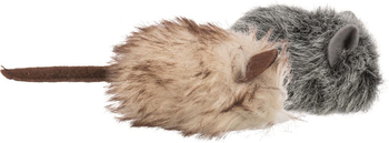 Visuel 1 du produit Jouet pour chat en peluche coloris multicolore souris avec catnip Trixie - 9 cm