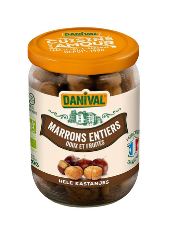 Visuel 1 du produit Marrons entiers bio Danival - 320 g