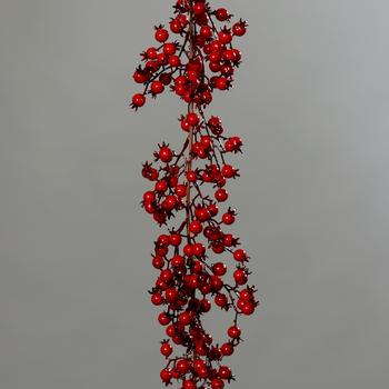 Visuel 1 du produit Guirlande de cynorhodons rouges - 120 cm