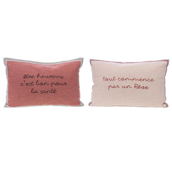 Visuel 1 du produit Coussin en coton clair Rêve - 60 x 40 cm