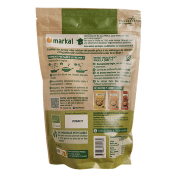 Visuel 1 du produit Mix à la provençale blé concassé et lentilles vertes bio Markal - 350 g