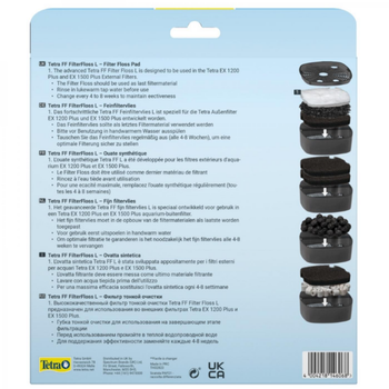 Visuel 1 du produit Filtre à eau large, Lot de 2 - TETRA FF FilterFloss - taille L