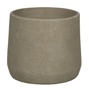 Visuel 1 du produit Pot coloris gris en terre recyclée - Ø 30 x 26 cm