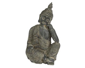 Visuel 1 du produit Bouddha extérieur coloris noir - 27 x 23,5 cm