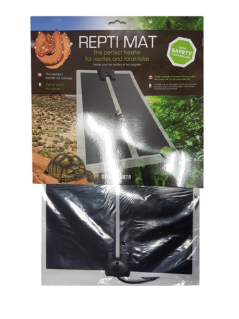 Visuel 1 du produit Plaque chauffante pour terrarium coloris noir Reptile Planet Repti Mat 20W - 42 x 28 cm