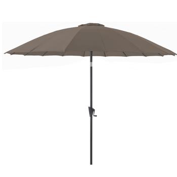 Visuel 1 du produit Parasol PAGODE à manivelle Ø3 m taupe