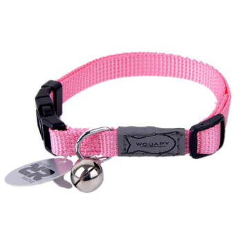 Visuel 1 du produit Collier pour chat en nylon coloris rose Wouapy Basic Line - Taille unique