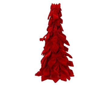 Visuel 1 du produit Sapin décoratif à nœuds en mousse rouge - Ø 13 x H 45 cm