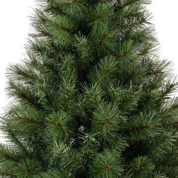 Visuel 1 du produit Sapin de Noël artificiel vert 18 branches avec pied en métal Ø 41 cm Ontario - Ø 91 x H 150 cm