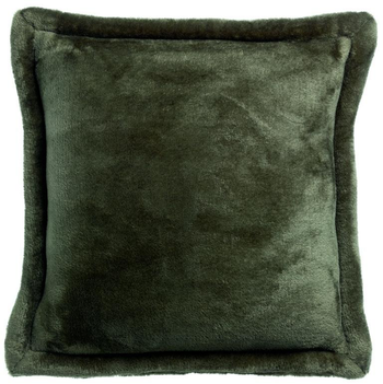 Visuel 1 du produit Coussin carré vert fougères en polyester Tender - 50 x 50 cm