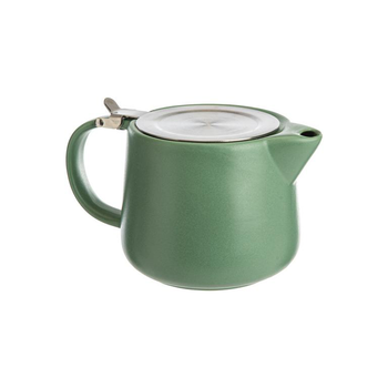 Visuel 1 du produit Théière avec filtre en grès vert amande Uno - 0,9 L