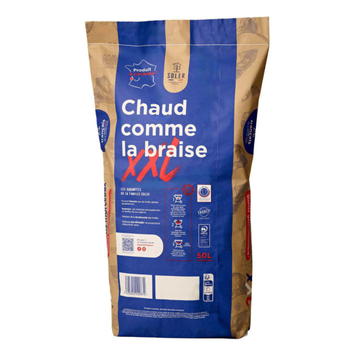 Visuel 1 du produit Charbon de bois en très gros morceaux - 50 L