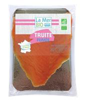 Visuel 1 du produit Truite fumée bio en tranches La Mer bio - 100 g