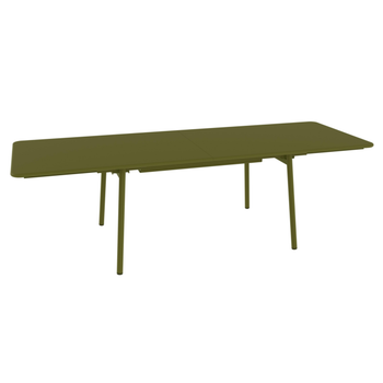 Visuel 1 du produit Table extensible Monceau coloris vert en acier Fermob - 165/255 x 74 cm