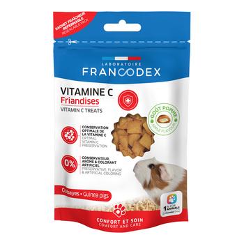 Visuel 1 du produit Friandises vitamine C pour cochon d’inde en sachet de 50 g