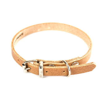 Visuel 1 du produit Collier en cuir naturel pour chien 3,1x62 cm