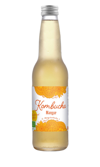 Visuel 1 du produit Kombucha Mangue bio en bouteille Vitamont - 33 cl