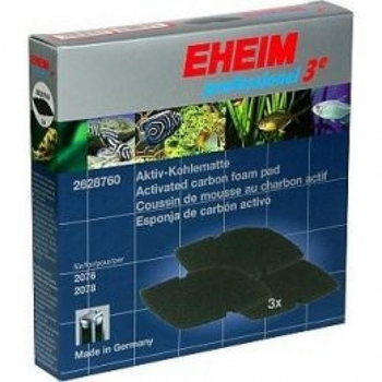 Visuel 1 du produit Filtre professionnel mousse charbon actif EHEIM pour modèles 2076/2078 - lot 3 pièces