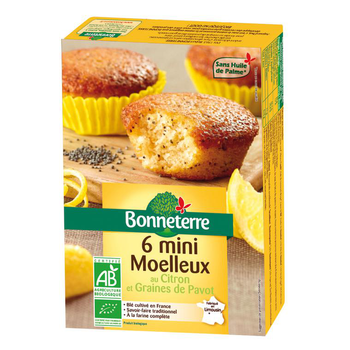 Visuel 1 du produit Mini moelleux au citron Bonneterre bio 200 g