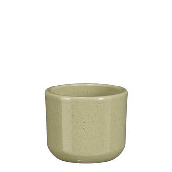Visuel 1 du produit Pot rond coloris vert en céramique Fedor Mica Decorations - 7 x Ø 7 cm