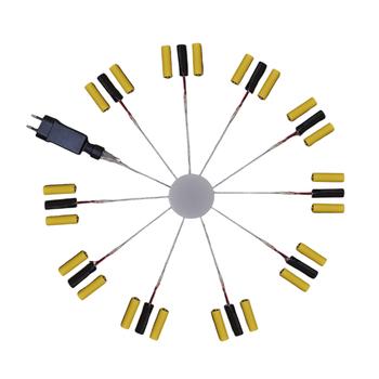 Visuel 1 du produit Adaptateur transformateur pour piles 4,5V 10x3AAA coloris noir indice de protection IP20