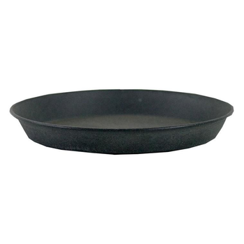 Visuel 1 du produit Soucoupe pour pot Reb Anthracite Mat - Ø 24 cm x H3 cm