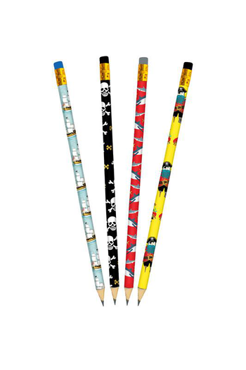 Visuel 1 du produit Set de 4 crayons pirate Cartesdart