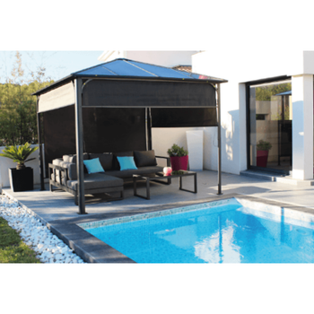 Visuel 1 du produit Toiture en polycarbonate pour tonnelle Ideal Couleurs Du Monde