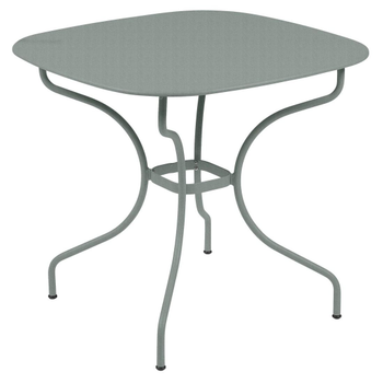 Visuel 1 du produit Table carronde Opera coloris gris en acier Fermob - Ø 82 x 74 cm