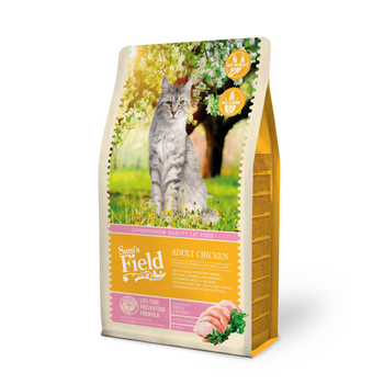 Visuel 1 du produit Croquette pour chat adulte au poulet Sam's Field - 2,5 kg
