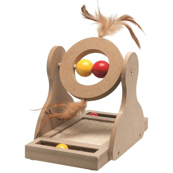 Visuel 1 du produit Jouet en bois pour chat Flamingo Tumbler