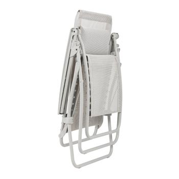 Visuel 1 du produit Fauteuil de relaxation de jardin relax R CLIP Batyline® coloris beige Lafuma - 68 x 88 x 115 cm