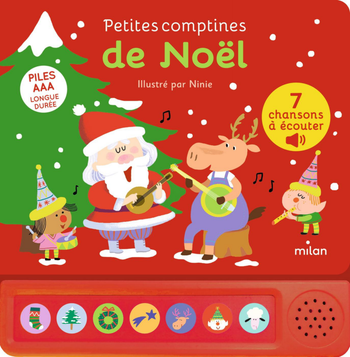 Visuel 1 du produit Livre sonore "Petites comptines de Noël " aux Éditions Milan