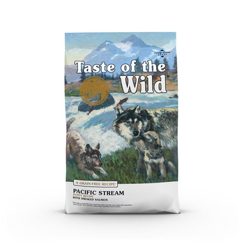 Visuel 1 du produit Croquettes pour chiot sans céréales saumon Taste of the Wild Pacific Stream - 12,2 kg