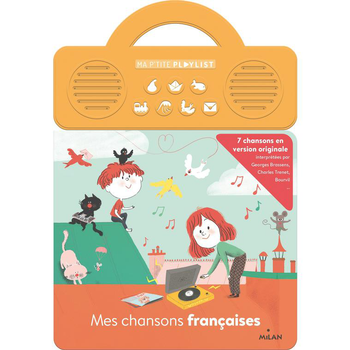 Visuel 1 du produit Livre sonore "Mes chansons françaises" aux Éditions Milan