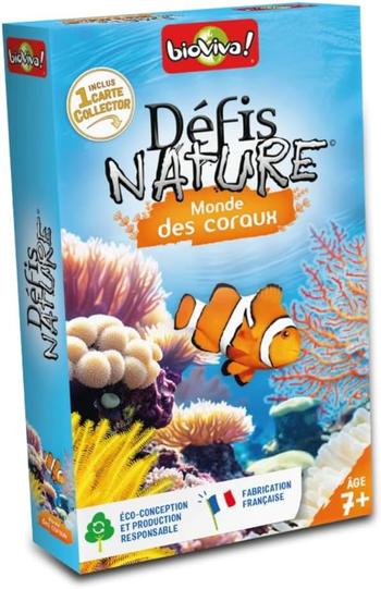 Visuel 1 du produit Jeu de cartes Bioviva Défis Nature Monde des coraux