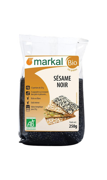 Visuel 1 du produit Sésame noir bio Markal - 250 g