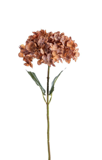 Visuel 1 du produit Fleur artificielle en papier hortensia coloris violet - H 65 cm