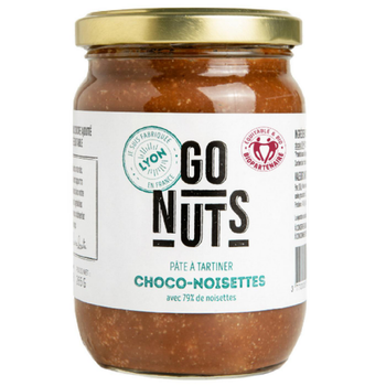 Visuel 1 du produit Pâte à tartiner chocolat noisettes bio Go Nuts - 265 g