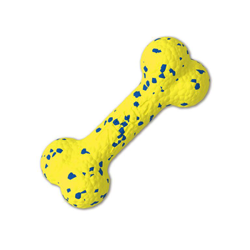 Visuel 1 du produit Jouet pour chien en caoutchouc naturel coloris jaune os Zeus Nitro Bendy Bone