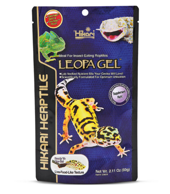 Visuel 1 du produit Nourriture en gel pour gecko léopard aux insectes Hikari Herptile Leopagel - 60 g