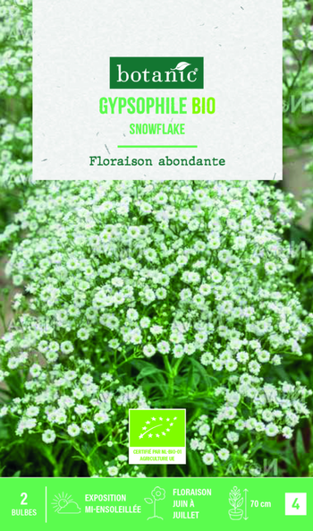 Visuel 1 du produit Bulbes de fleurs Gypsophile paniculata Snowflake bio botanic® - 2 bulbes