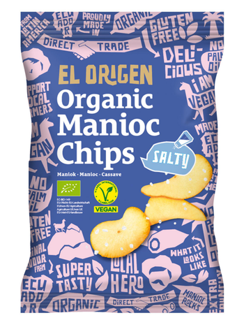 Visuel 1 du produit Chips manioc au sel bio El Origen - 80 g