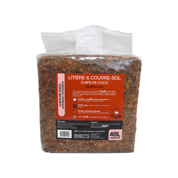 Visuel 1 du produit Litière et couvre-sol chips de coco Magalli 40 L