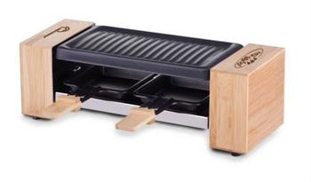 Visuel 1 du produit Coffret raclette en bois pour 2 personnes Meuuuh... - 35 x 33 x 24,5 cm