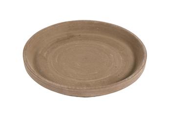 Visuel 1 du produit Soucoupe en terre cuite Basalt - Ø 22 x H 3 cm